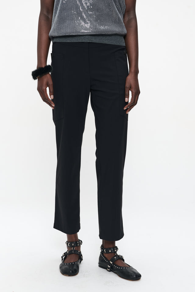 Rana Pants Technical Jersey | Black