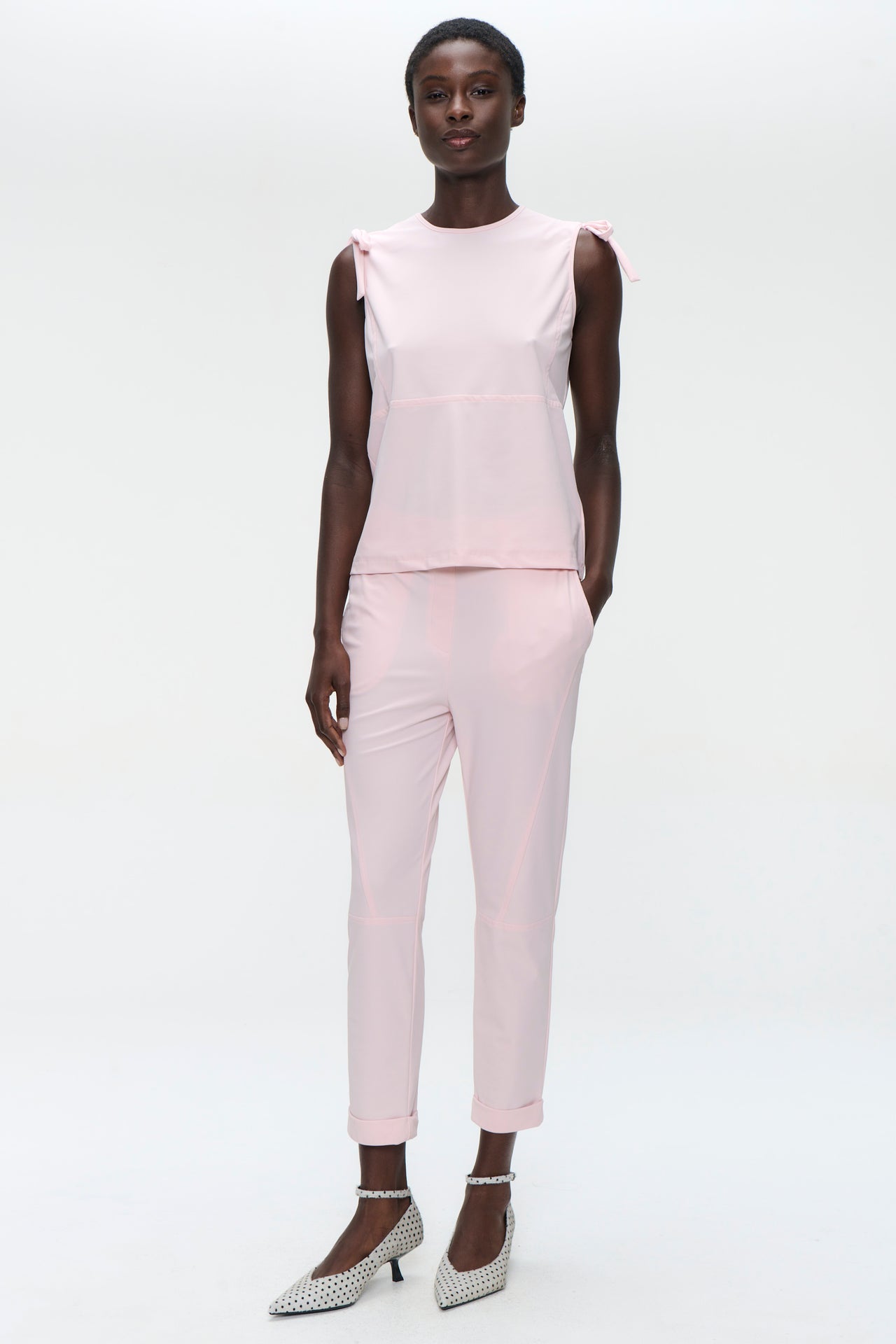 Ariane structure tech jersay top | Pink