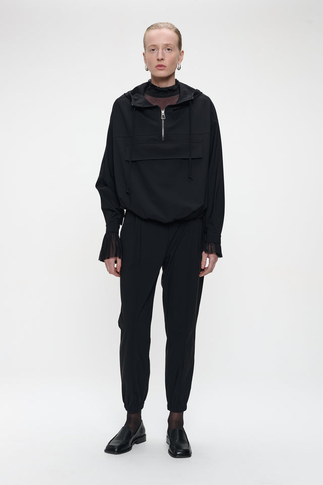 Hoodie bello technical Jersey | Black