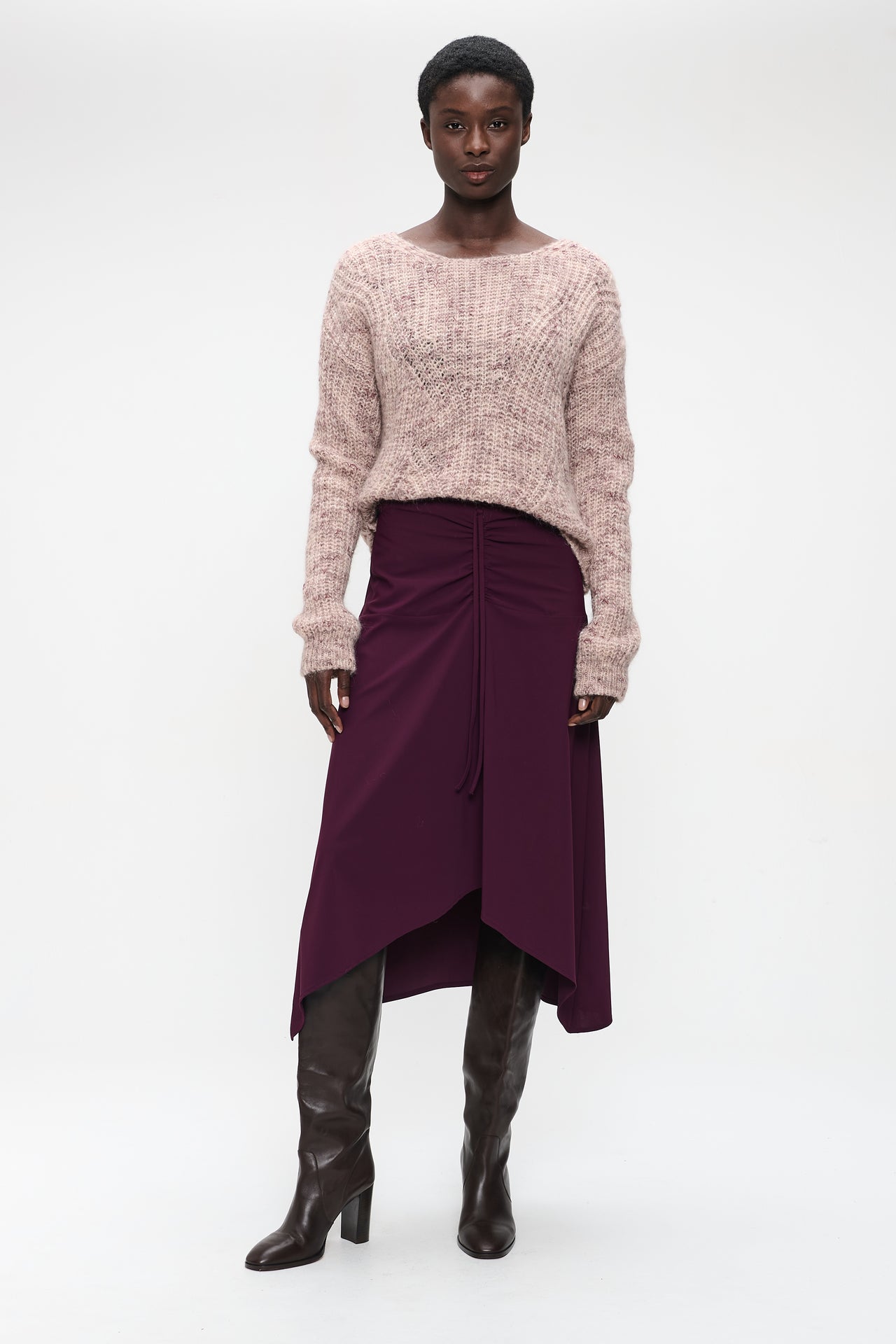 Tine skirt technical jersey | Cherry