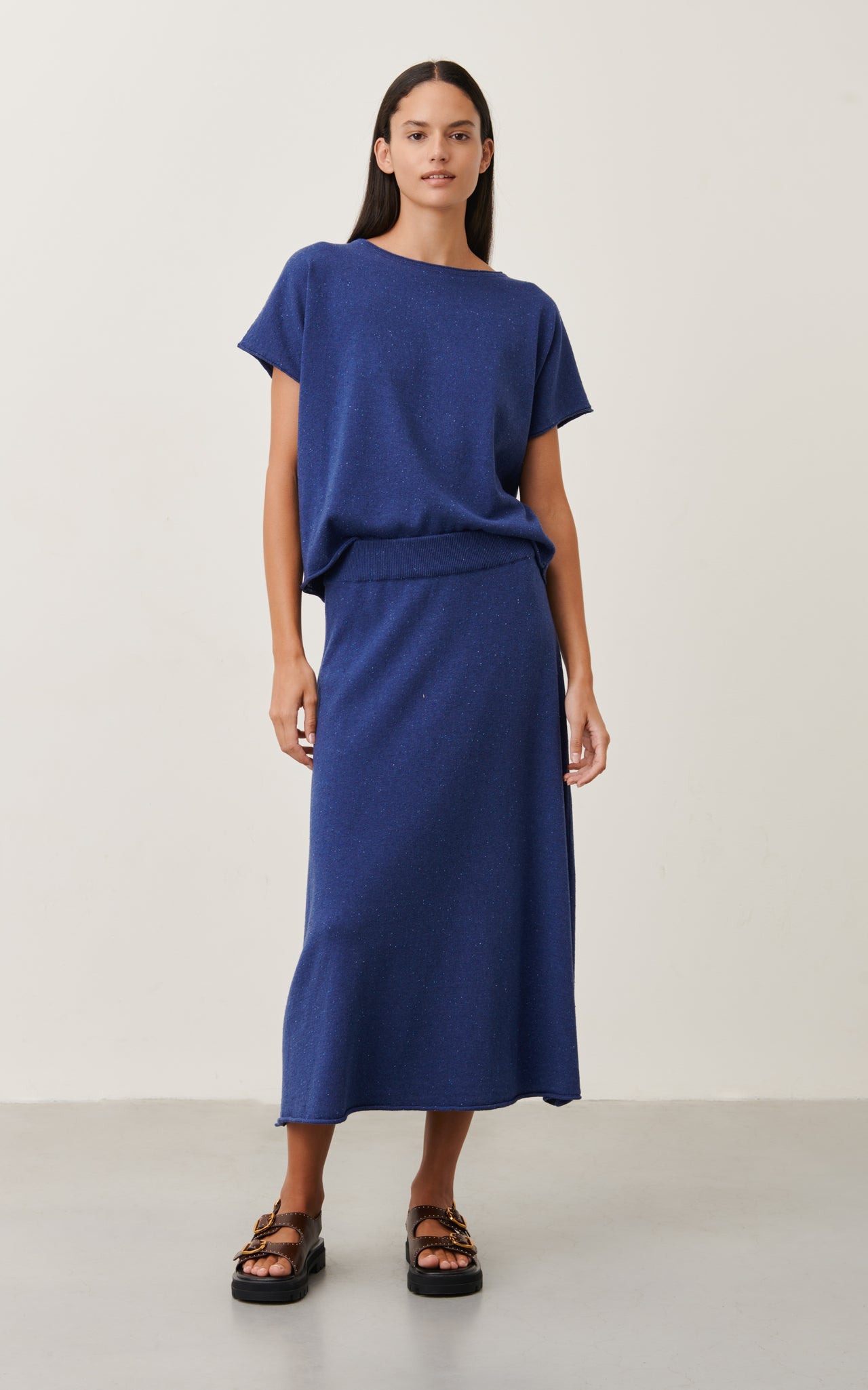 Skirt Holli | Blue Melange