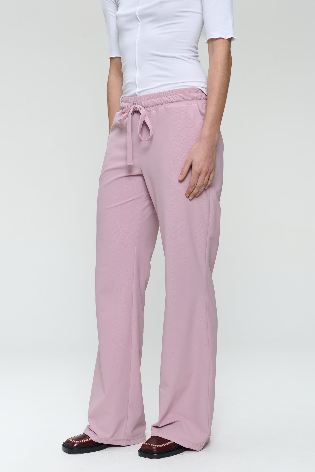 Carola structure technical jersey pants | Pudra