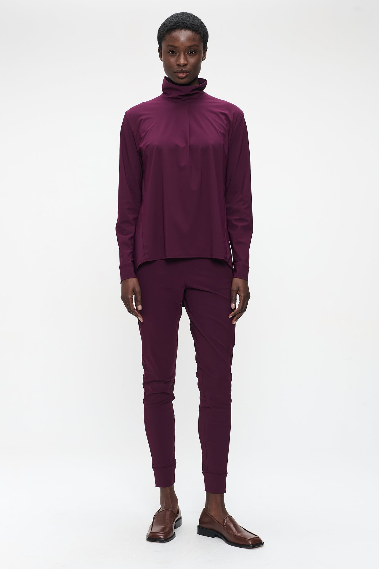 John strech technical jersey pants | Cherry