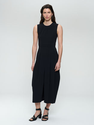 Jackie dress technical jersey | Black