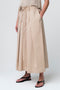 Poplin long skirt | Sabbia
