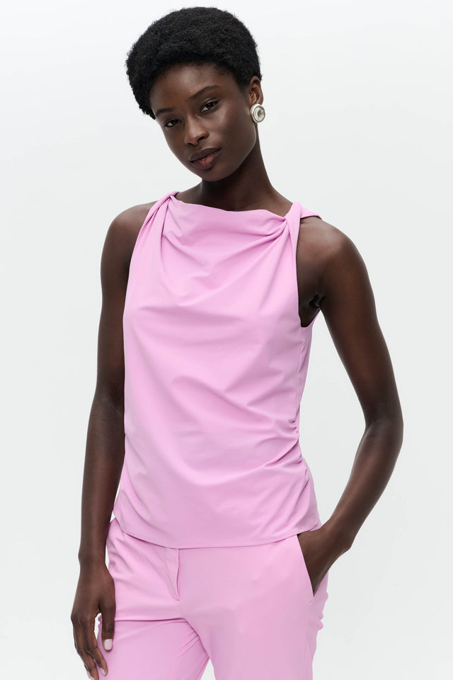Marika strech technical jersey top | Pink
