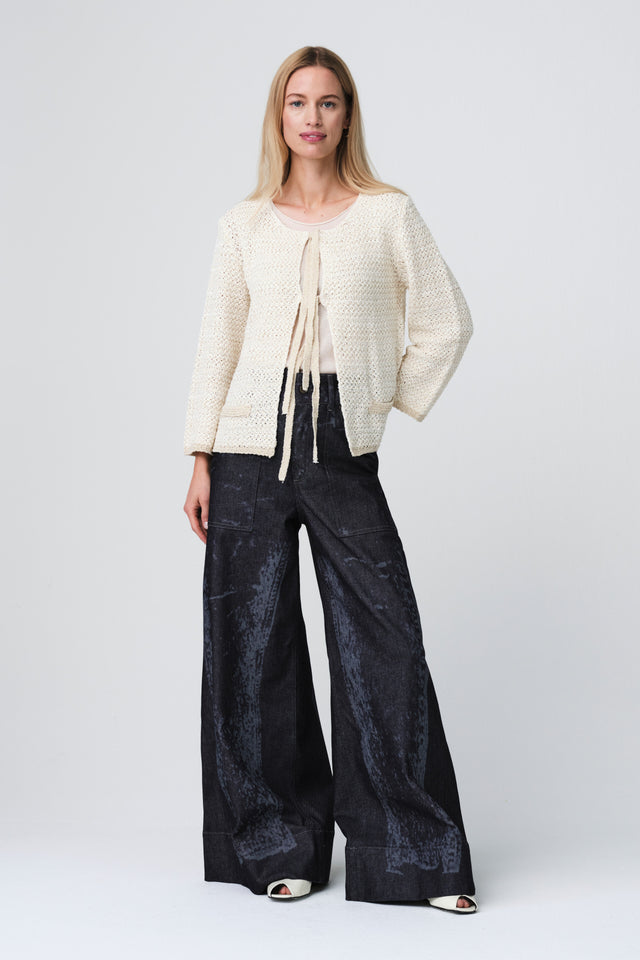 Cotton Cardigan 2029 | Ecru