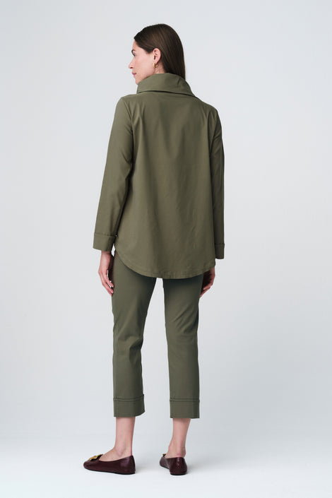 Biagio bengalina pants | Army