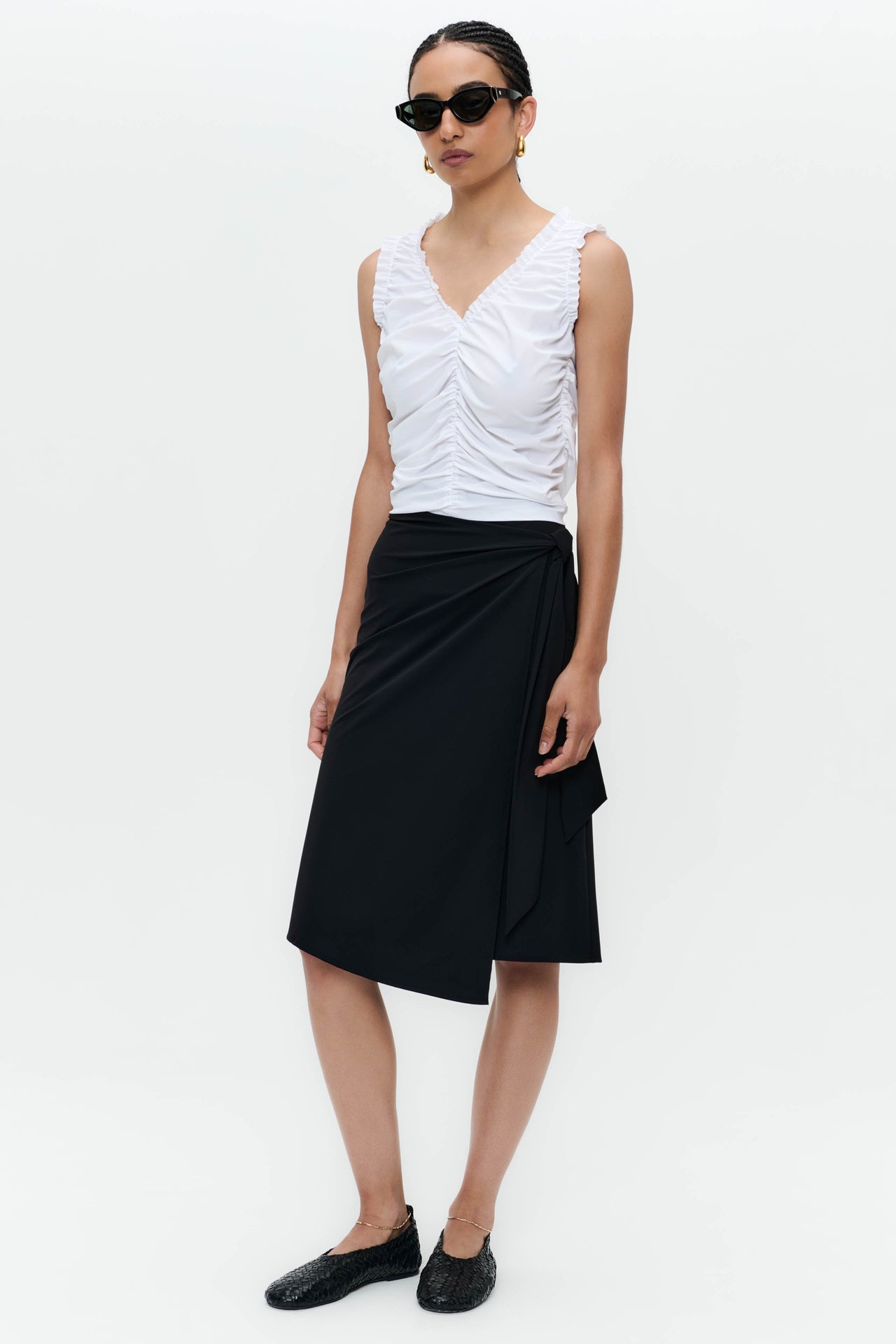 Ilona skirt technical jersey | Black