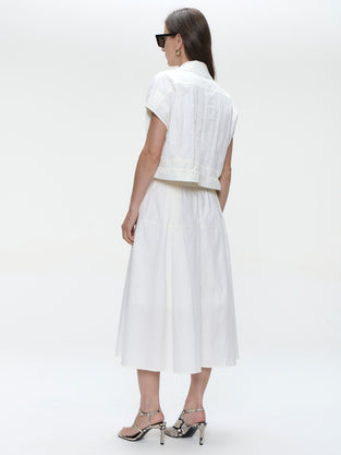 Rini poplin skirt | Off White