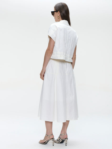 Rini poplin skirt | Off White