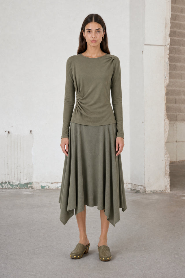 Ari cotton top | Army