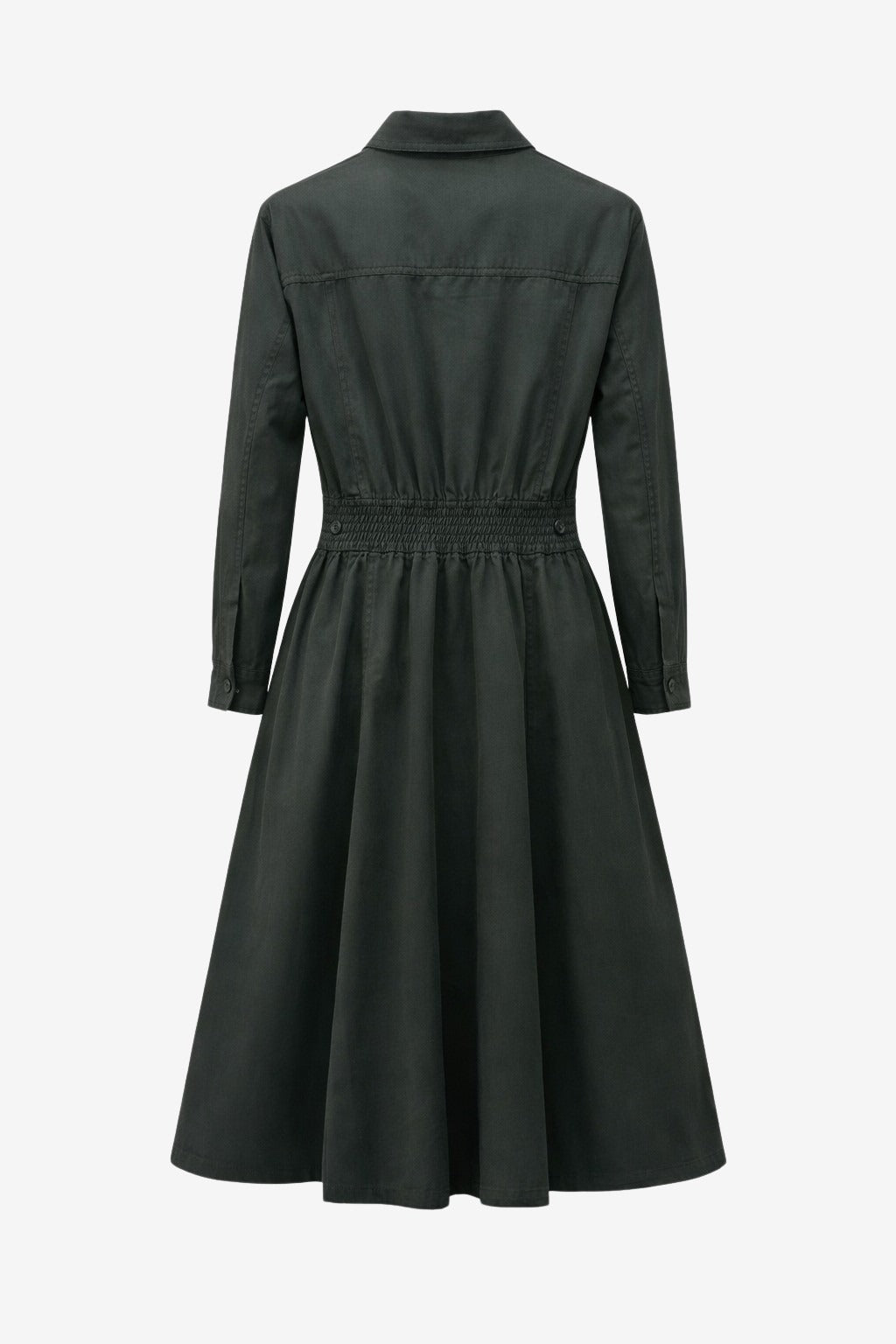 Amara polon shirt dress | Anthracite