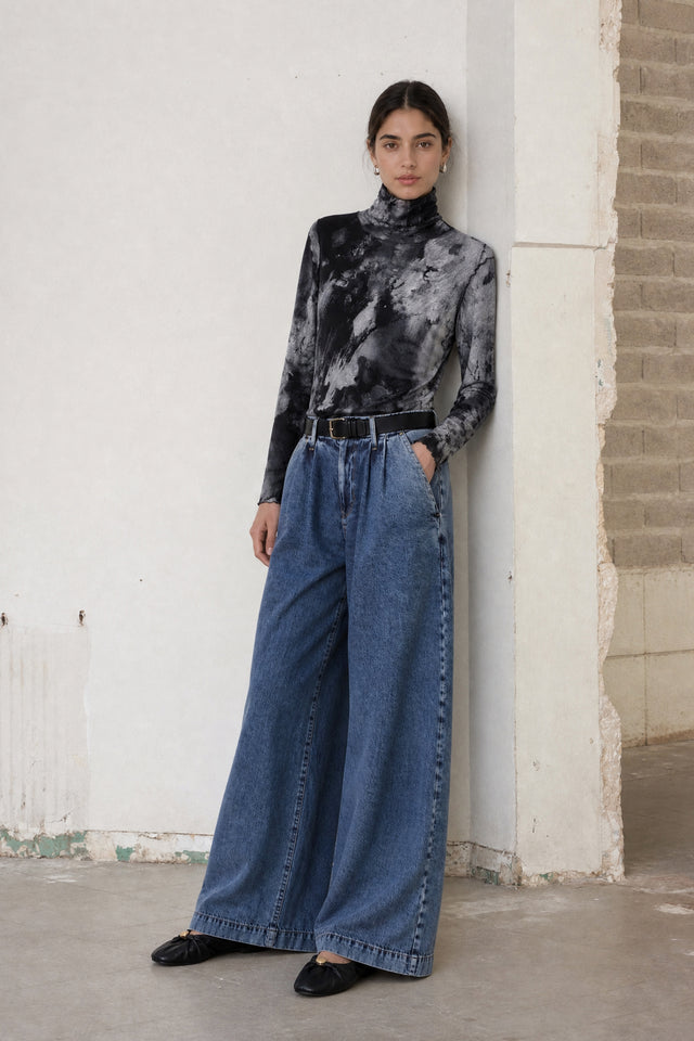 Amaya hopcar loose jeans | Random Blue