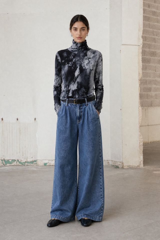 Amaya hopcar loose jeans | Random Blue