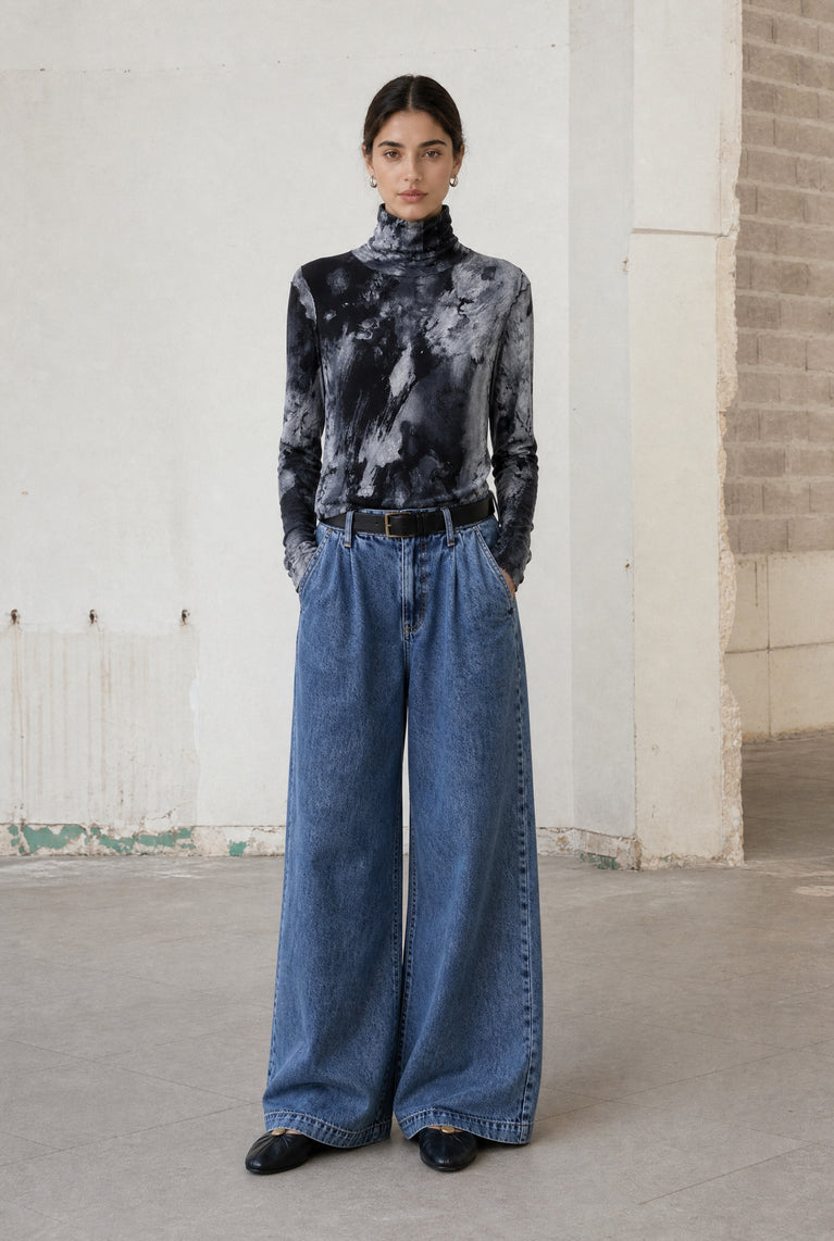 Amaya hopcar loose jeans | Random Blue