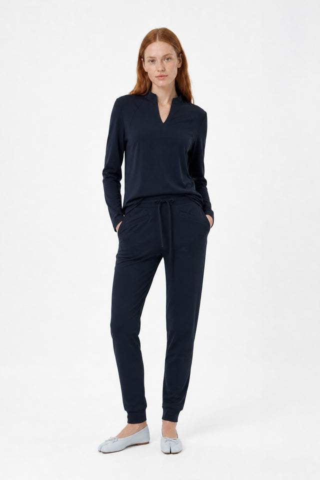 Andrea top LS technical jersey | Blue