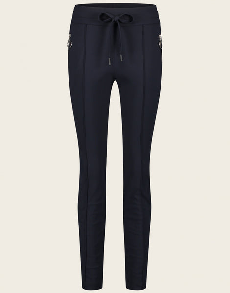 Pants Emma-straight leg fit Technical Jersey | Blue