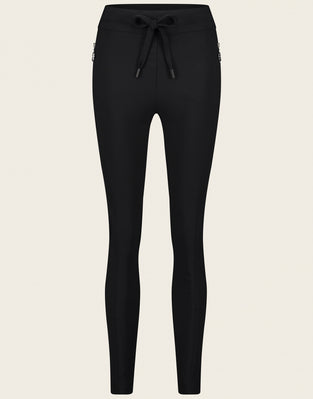 Pants Anna - Skinny fit Technical Jersey | Black