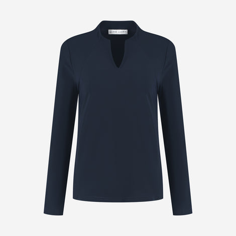 Andrea top LS technical jersey | Blue