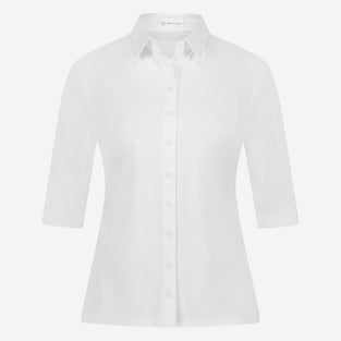 Blouse Betty easy wear Technical Jersey | White