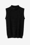 Soft knitted vest 2001 | Black