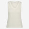 Openwork knit with sequins top 9084 | White