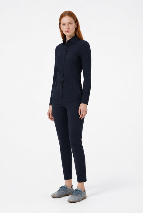 Blouse Betty Easy Wear Technical Jersey | Blue