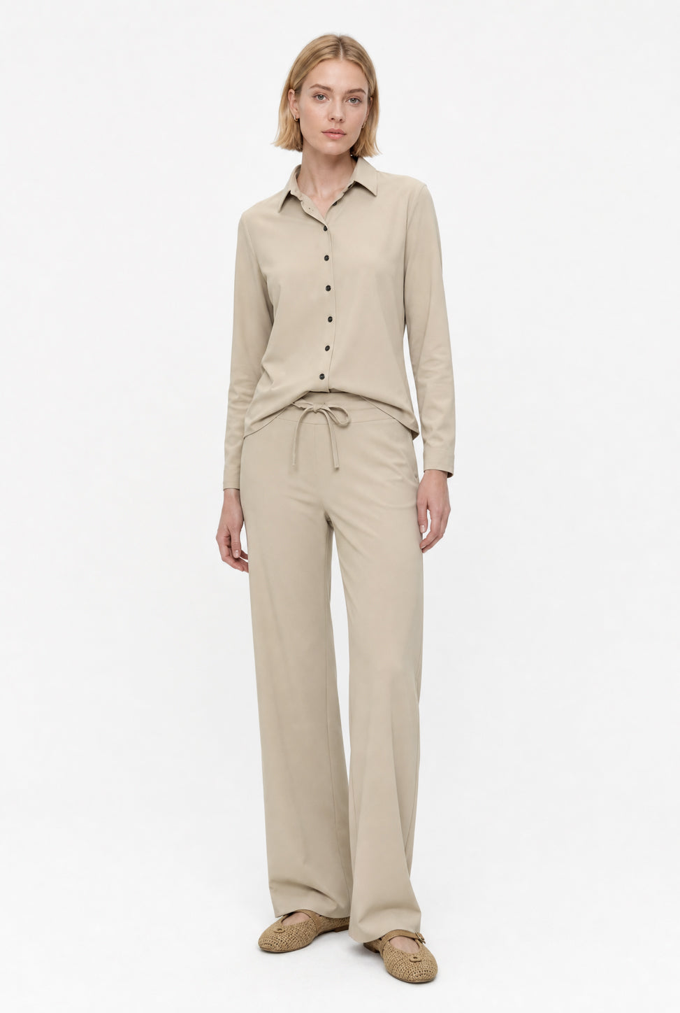 Blouse Betty Easy Wear Technical Jersey | Sand