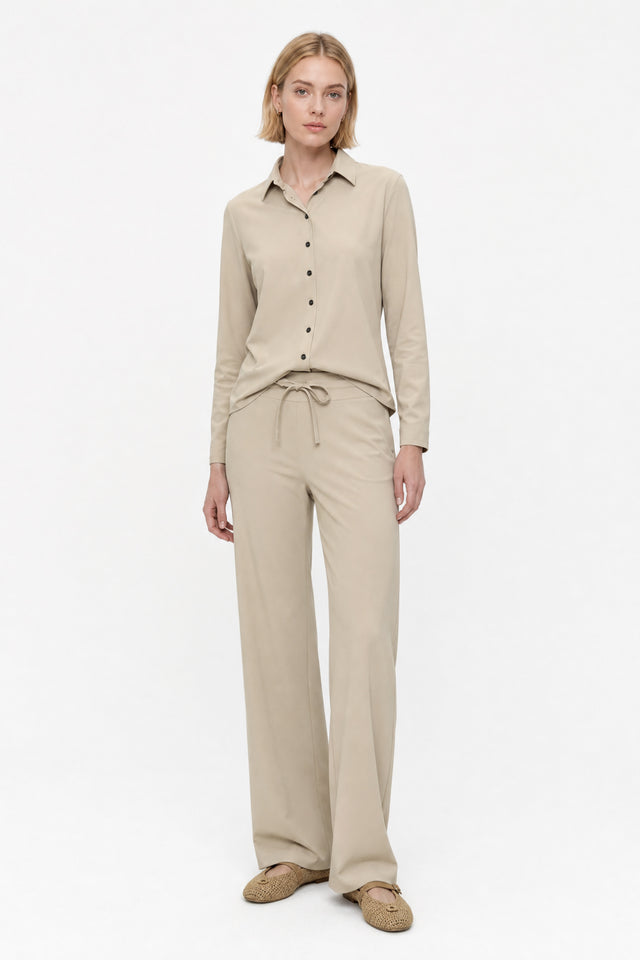 Blouse Betty Easy Wear Technical Jersey | Sand
