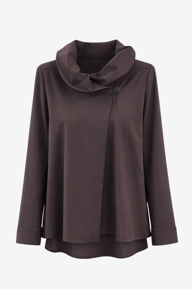 Carlos jacket technical jersey | Chocolate