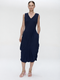 Ria WS strech technical jersey dress | Blue