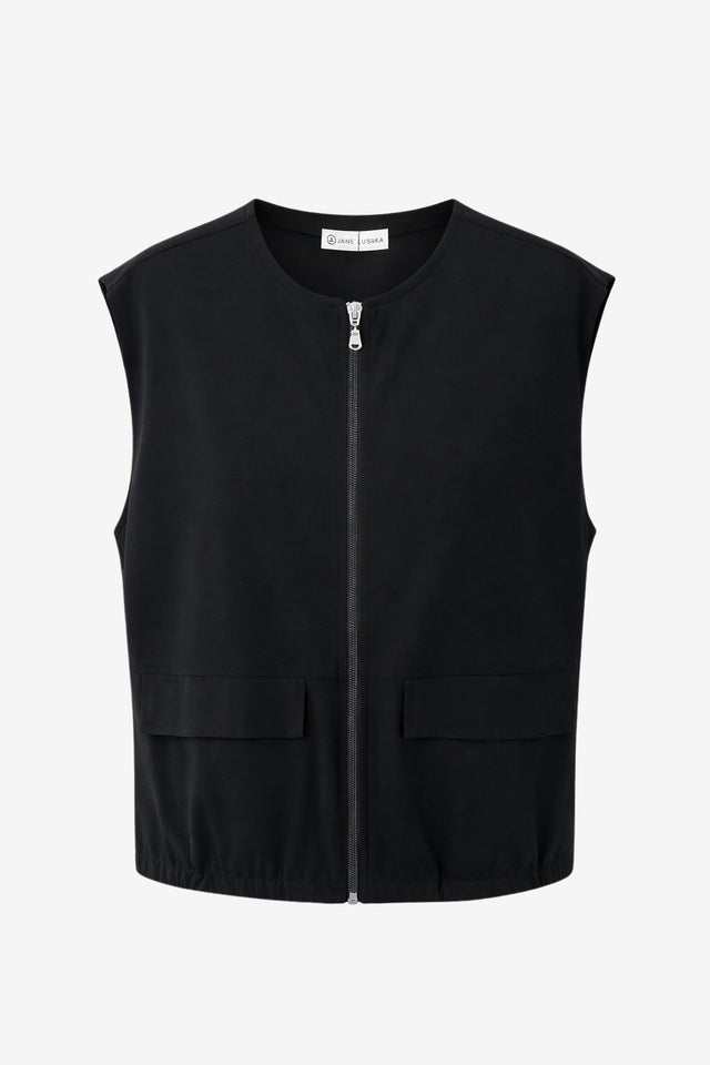 Ursula vest technical jersey | Black