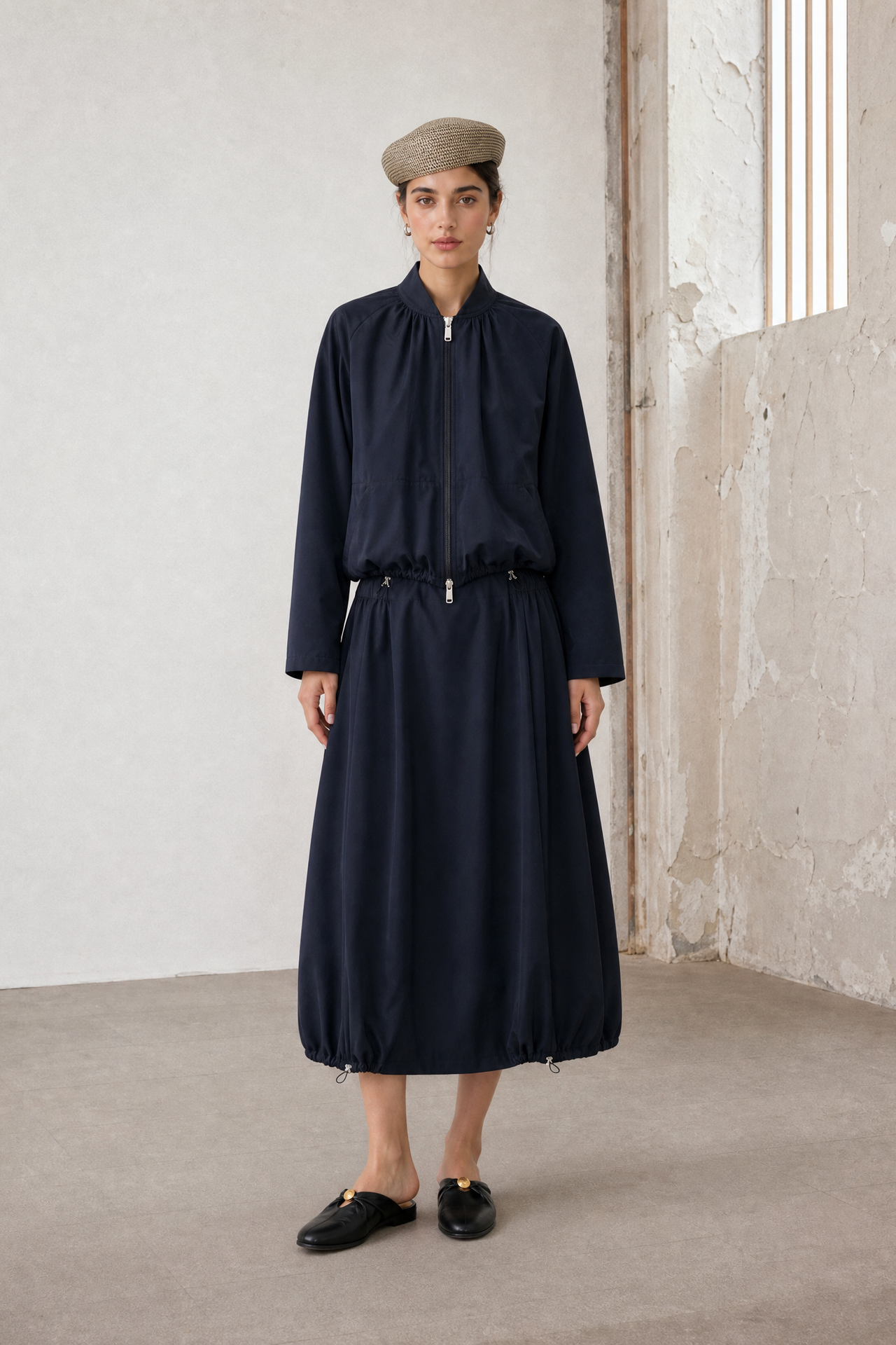 Eliana jacket technical jersey | Blue