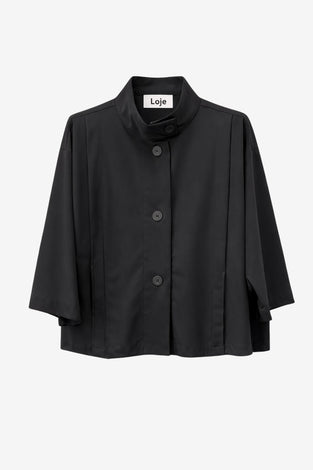 Fancy bengalina jacket | Black