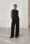 Evo wide-leg technical jersey pants | Black