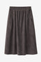 Isla suede effect skirt | Dark Brown