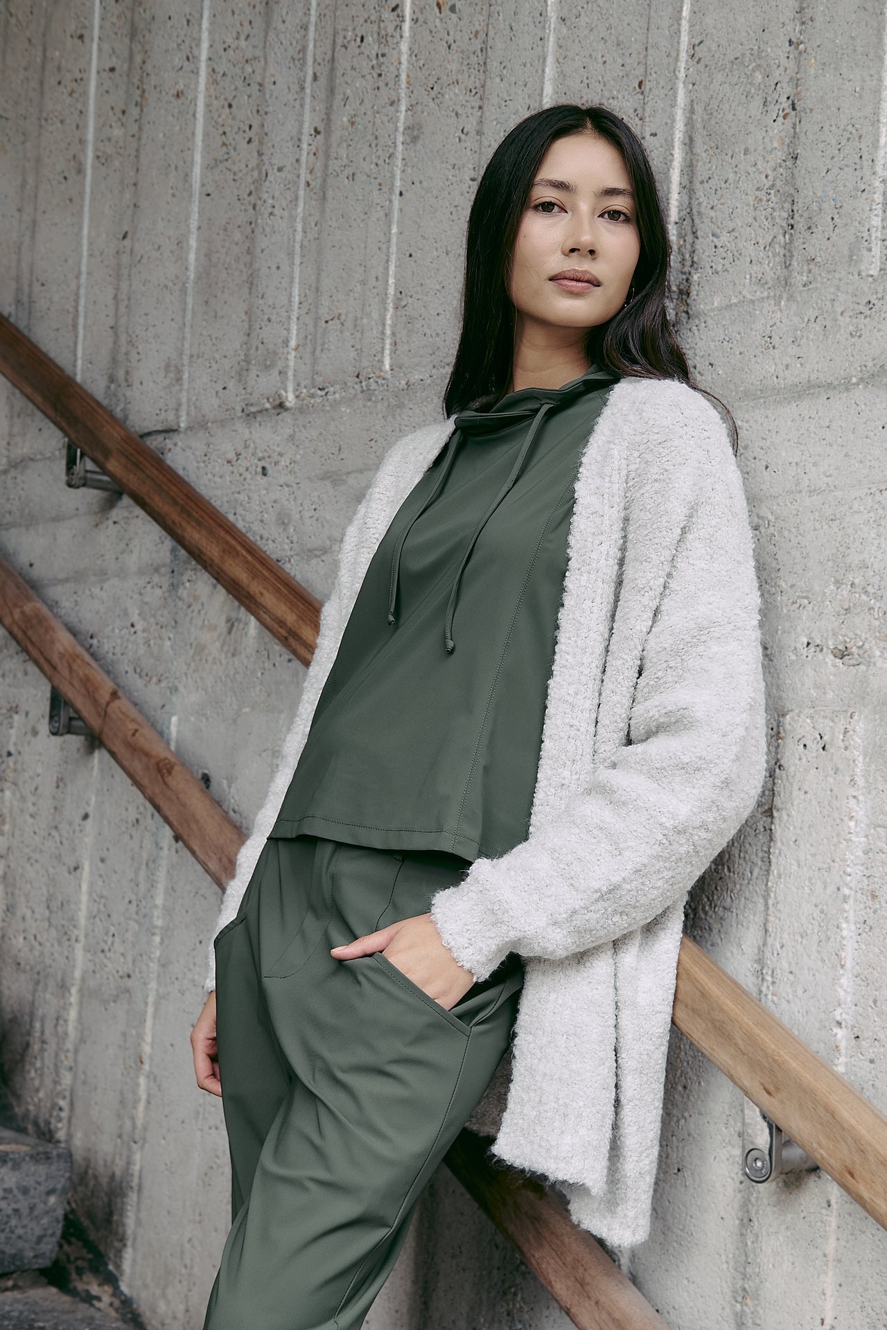 Maren top technical jersey | Army