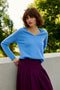 Pullover Cashmere blend 2479 | Sky