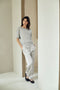 Fine Viscose Top 26011 | Silver