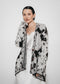 Jacquard print cardigan 2370 | Ecru Moro