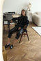 Daphne eco leather pants | Black