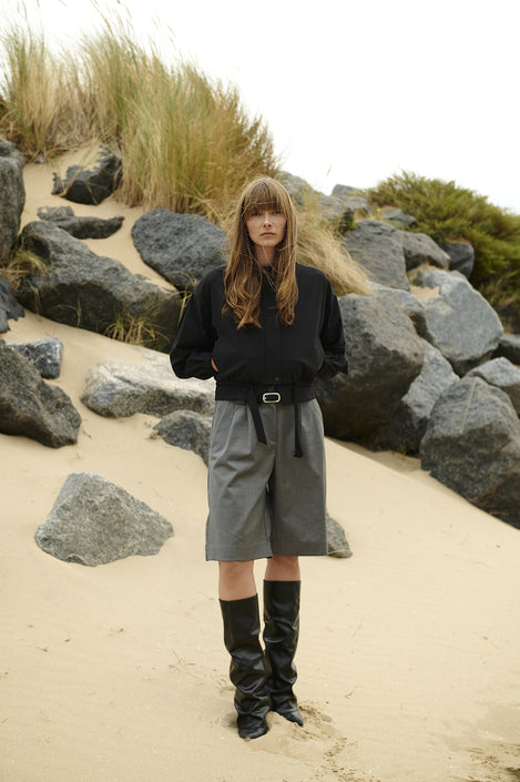 Ian jacket technical jersey | Black