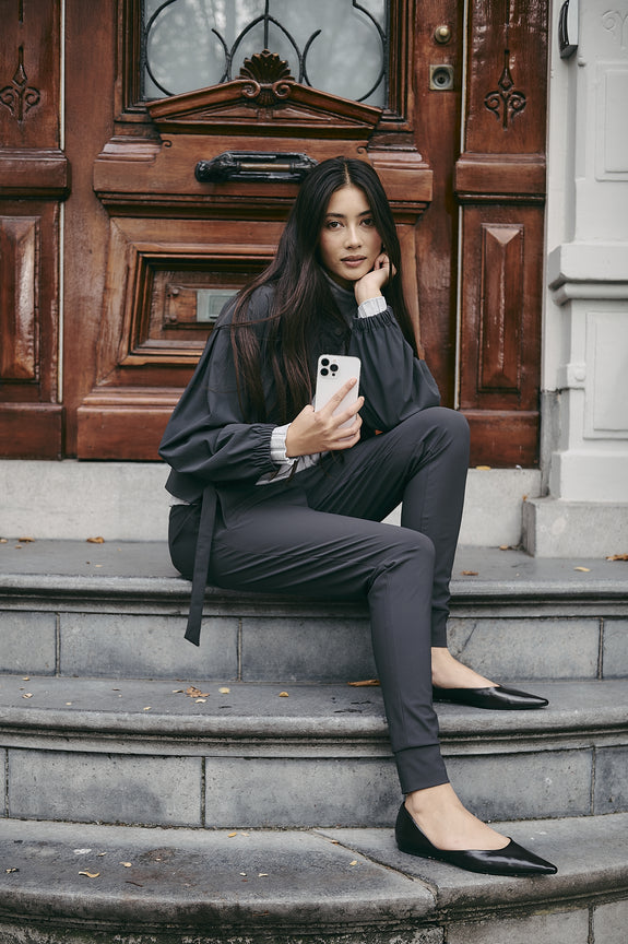 John strech technical jersey pants | Grey