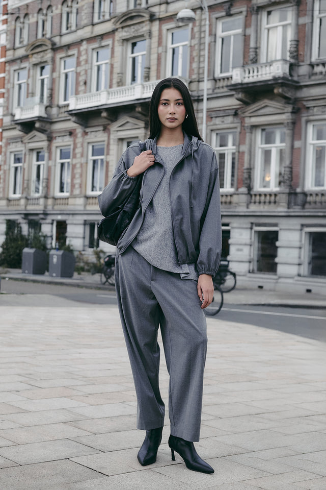 Robin viscose pants | Dark Grey