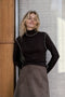 Janice viscose top | Brown