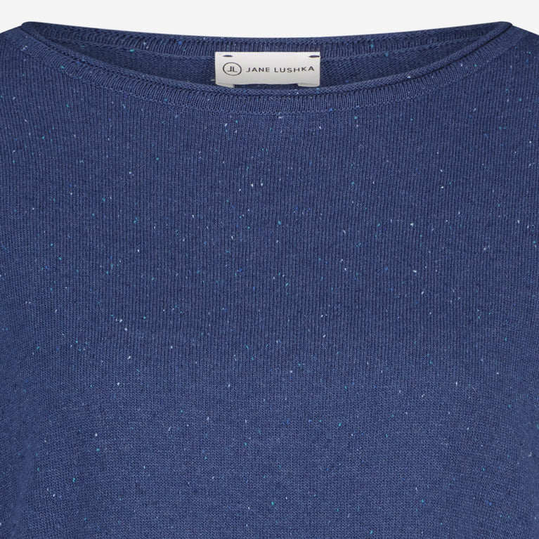 Clay PU top | Blue Melange