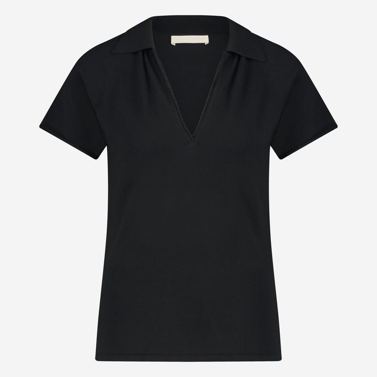 Snowy Polo | Black