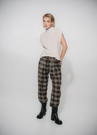 Coarse Boucle vest | Off White