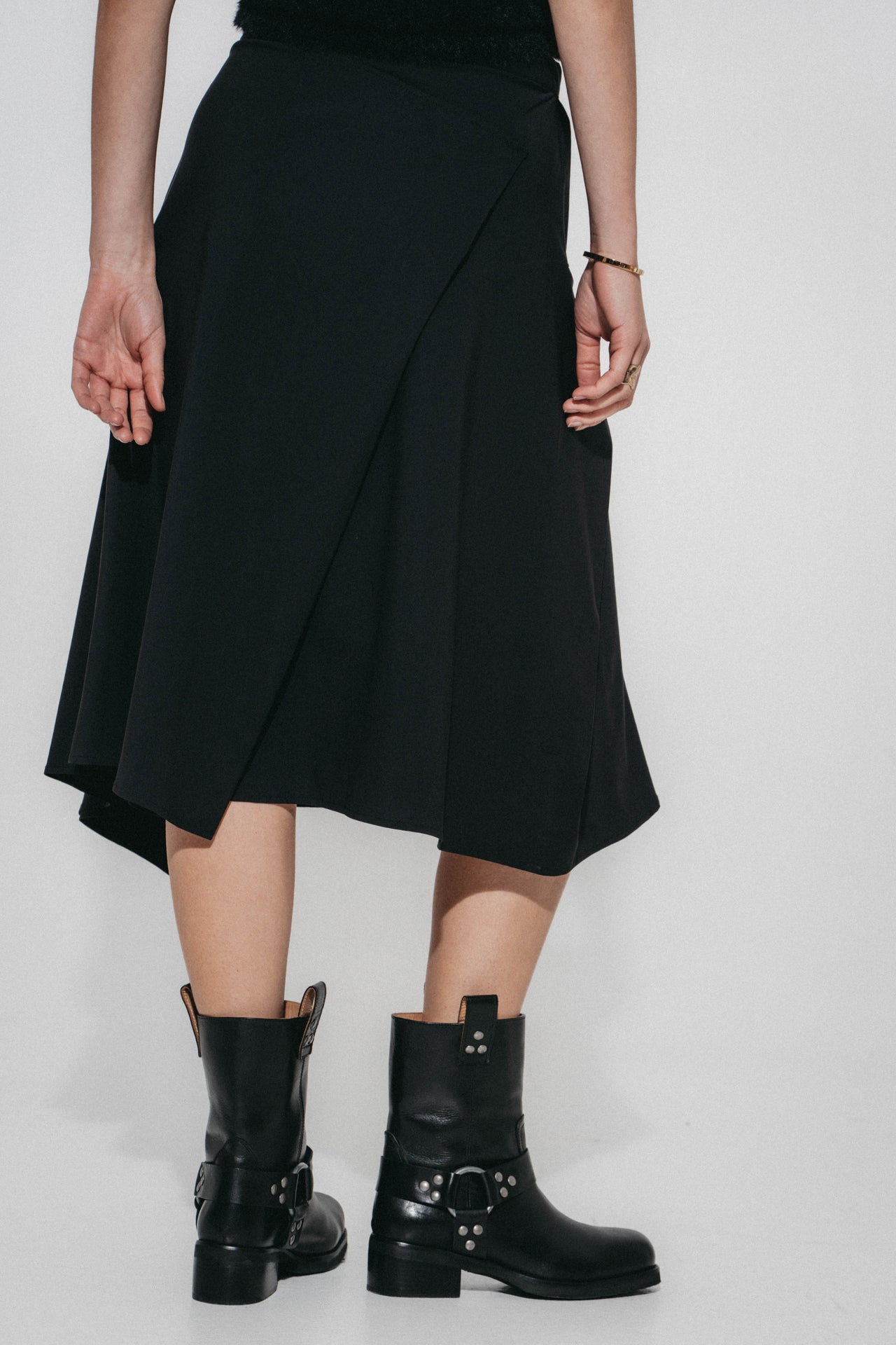 Nicole skirt Sensitive tech fabric | Black